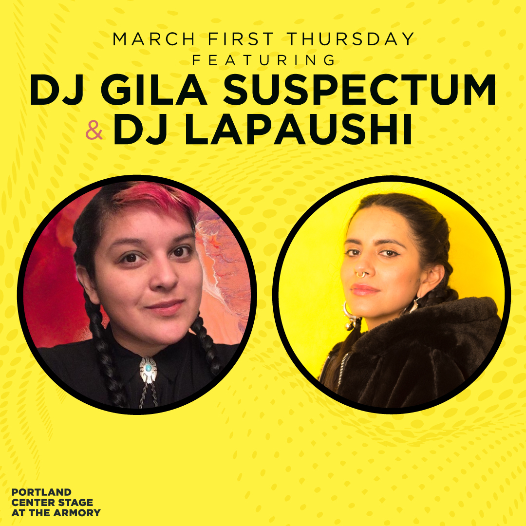 Preview image for March First Thursday with DJ Gila Suspectum and DJ Lapaushi
