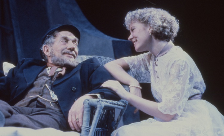 Sandy McCallum and Robynn Rodriguez in&nbsp;Heartbreak House, the opening production of Oregon Shakespeare Festival Portland, 1988.