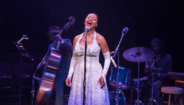 Pictured:&nbsp;Deidrie Henry as Lady Day in&nbsp;Lady Day at Emerson's Bar and Grill&nbsp;at Actors Theatre of Louisville.&nbsp;Photo by Bill Brymer.