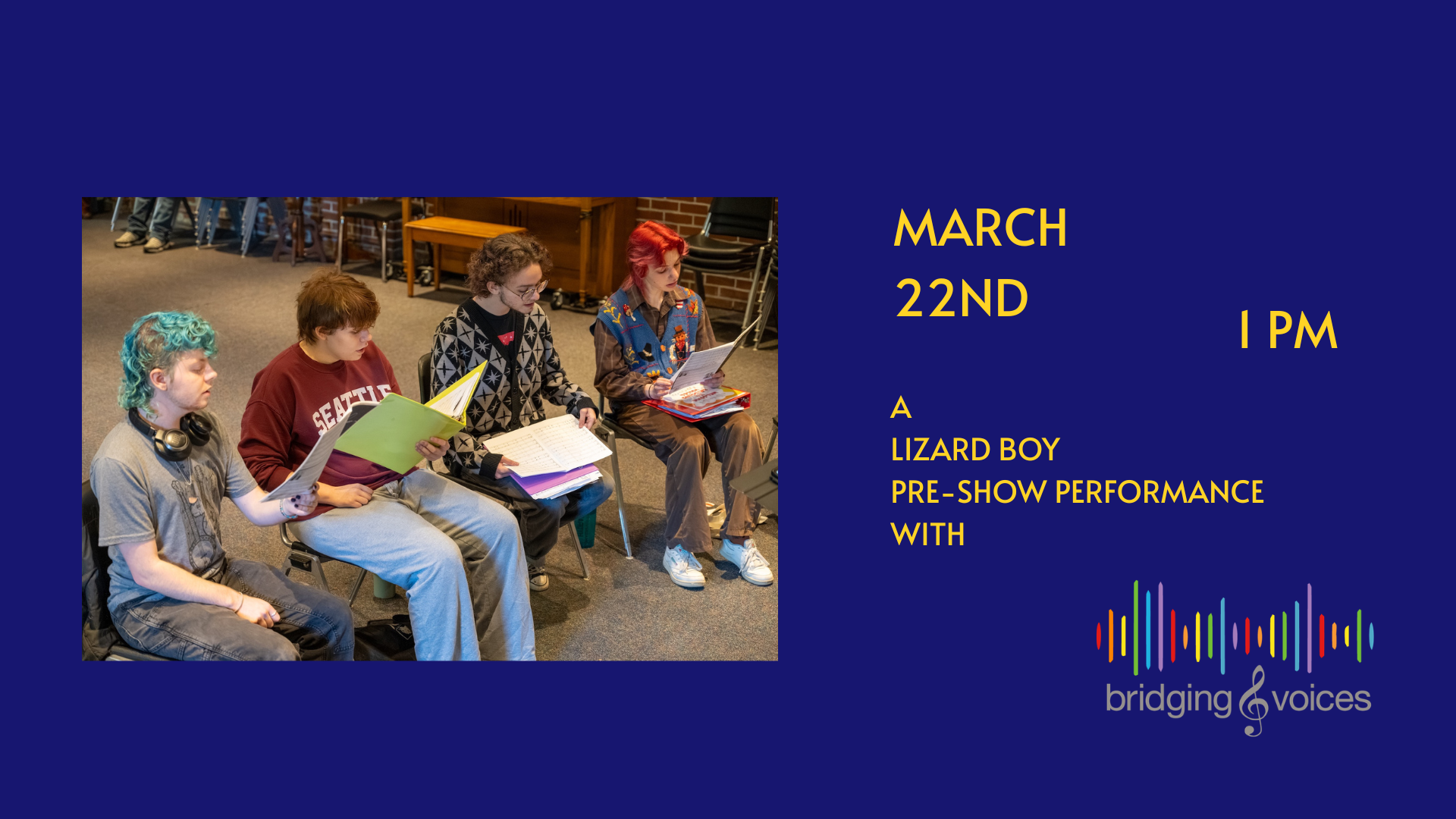 A Lizard Boy Pre Show Performance With