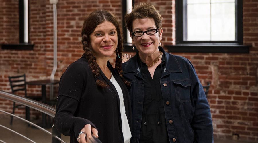 Crossing Mnisose playwright Mary Kathryn Nagle and director Molly Smith
