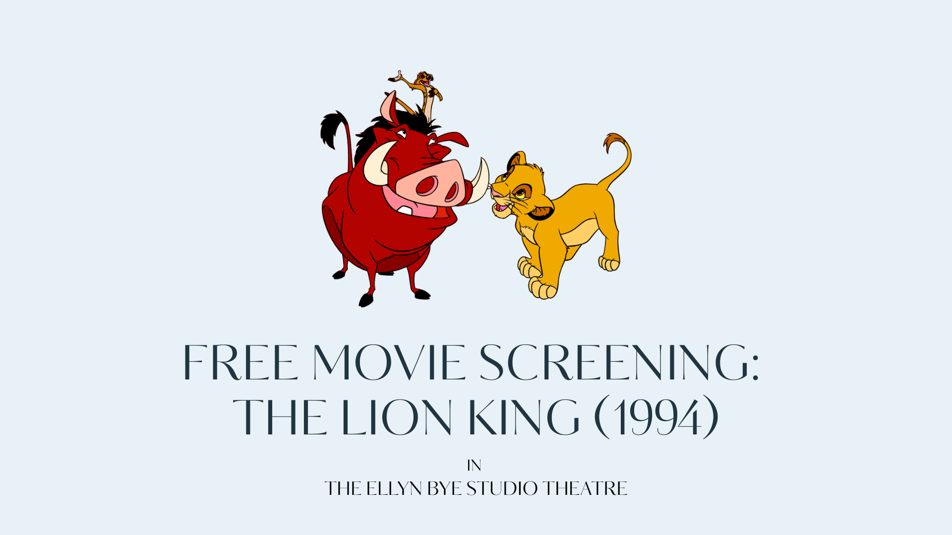Free Movie Screening Lion King 1994