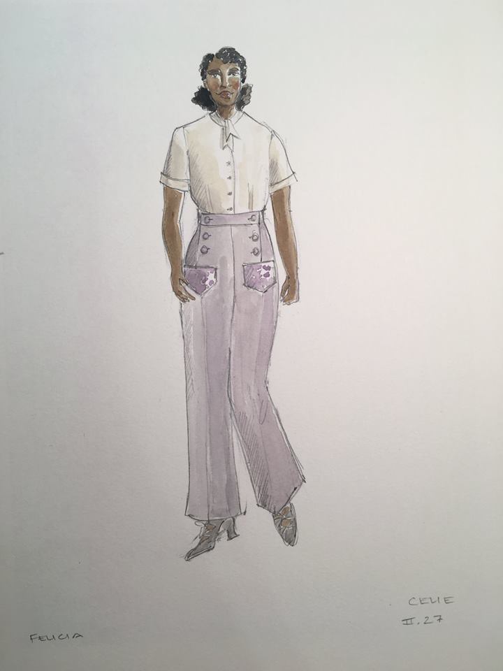 Kara Harmons Early Designs For Celie In The Color Purple