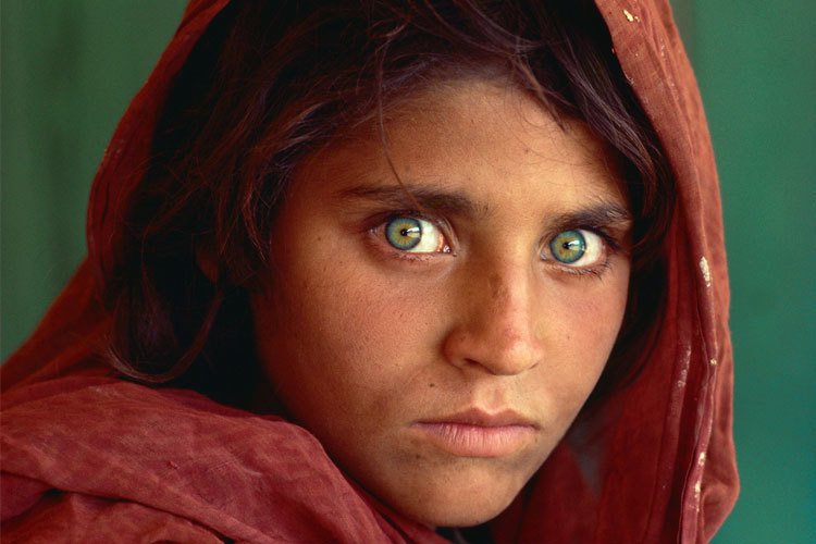 Kodachrome Film Afgan Girl Banner