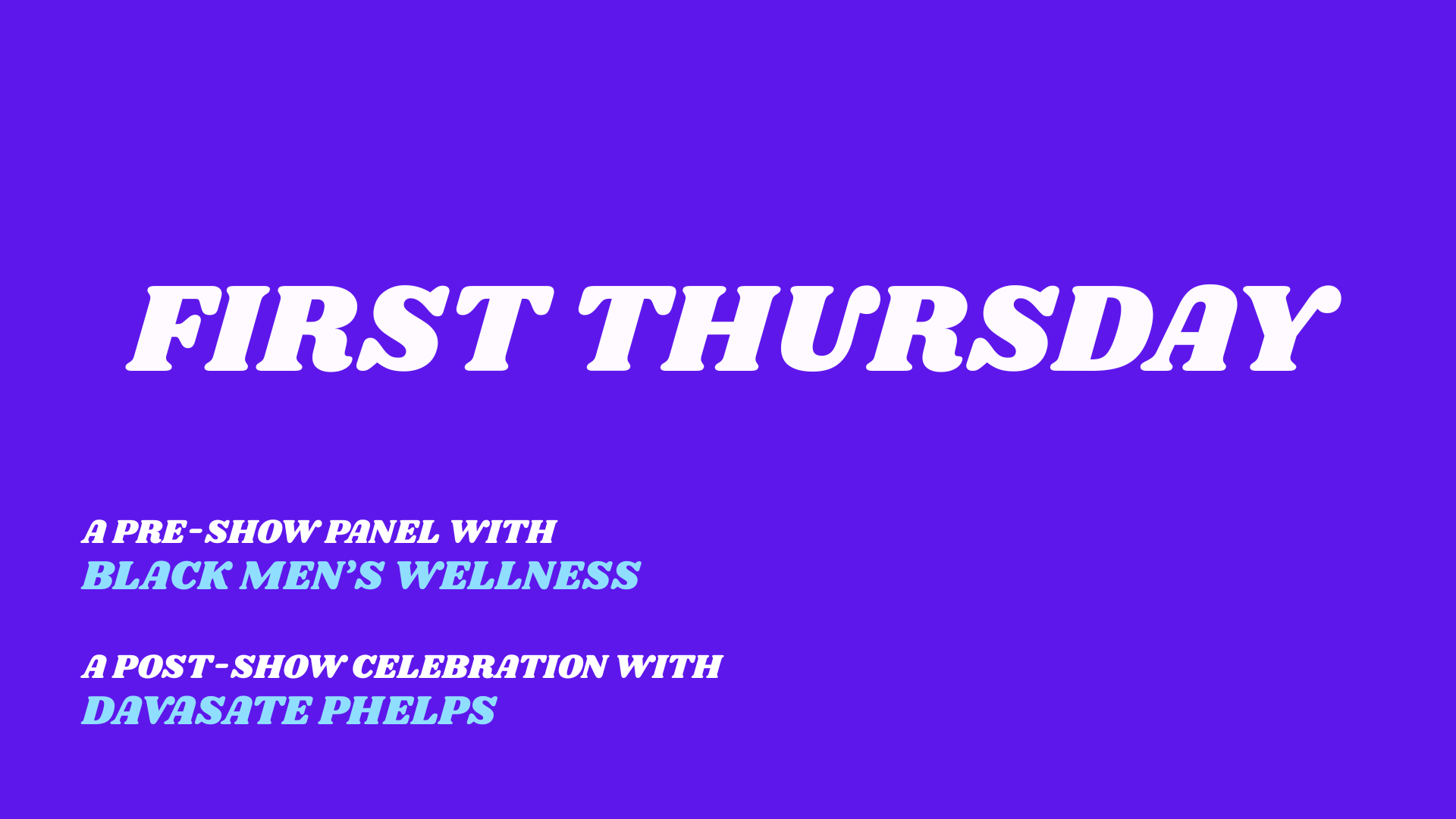 May Banner First Thursday