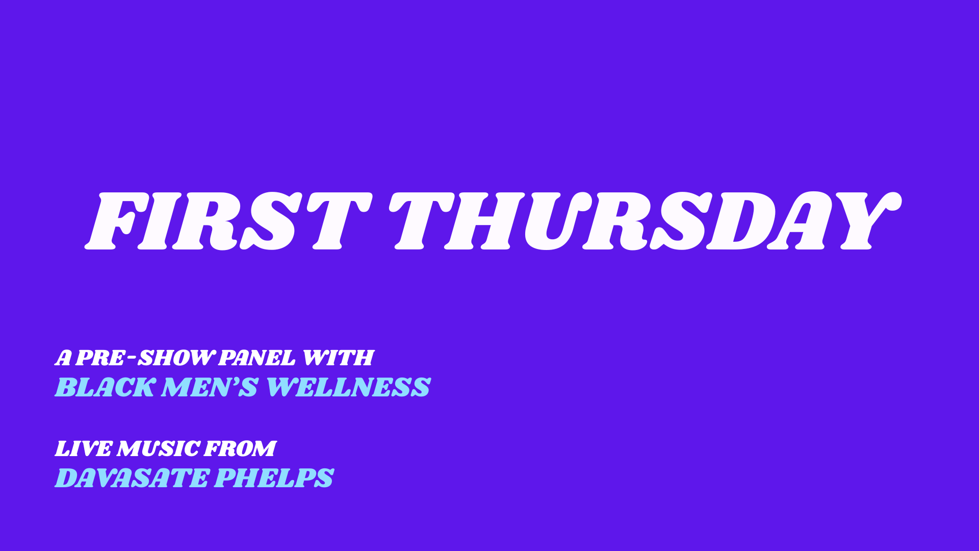 New May Banner First Thursday