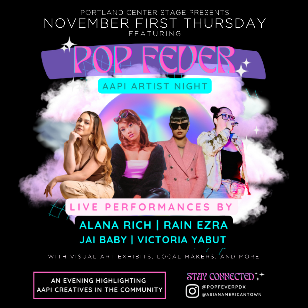 Preview image for November First Thursday featuring POP FEVER (AAPI Artist Night)