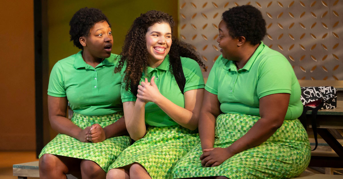 L to R: Tonea Lolin, Morgan Walker, and Treasure Lunan.&nbsp;Photo by Russell J. Young