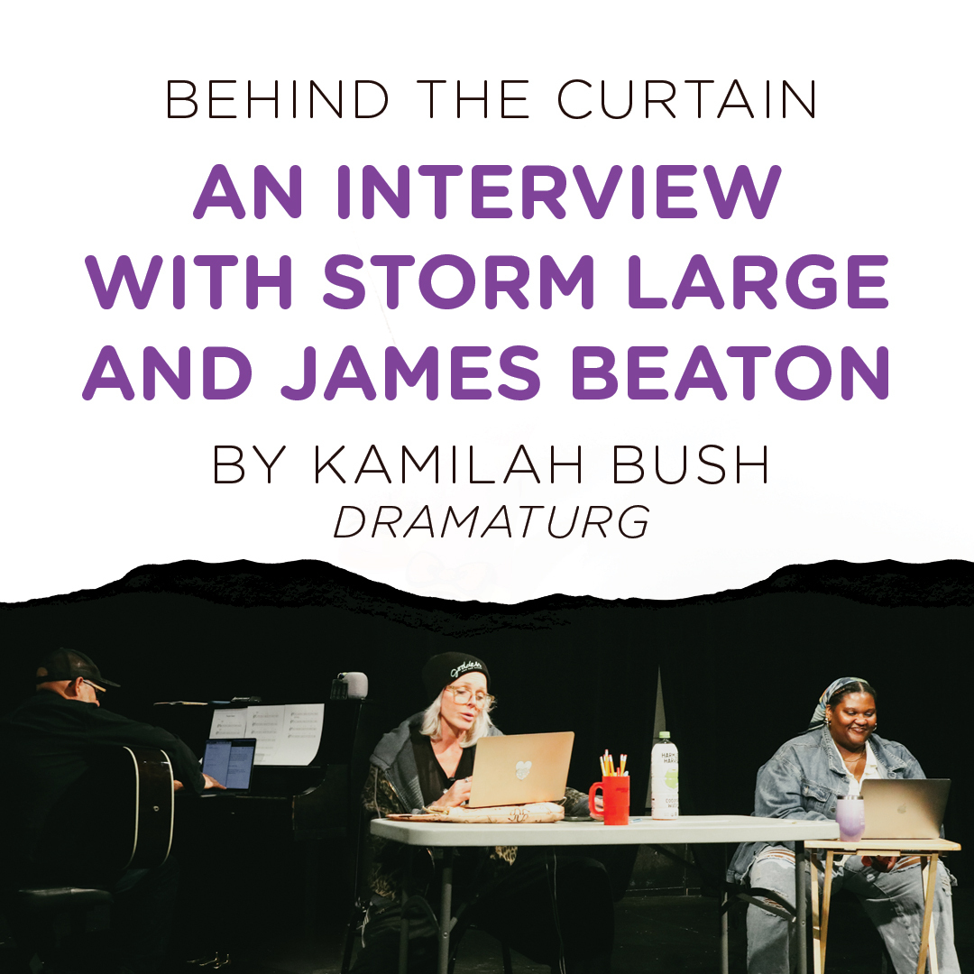 l to r: James Beaton on Piano, Storm Large, and Kamilah Bush