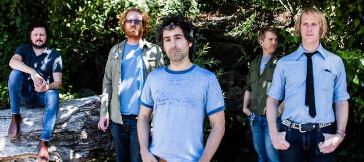 Blitzen Trapper (L-R): Michael Van Pelt, Marty Marquis, Eric Earley, Brian Adrian Koch and Erik Menteer. Photo by Kate Szrom.