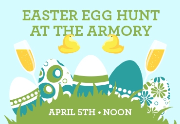 Easter Egg Hunt at the Armory